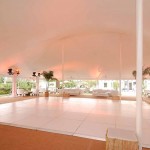 outdoor portable white dance floor
