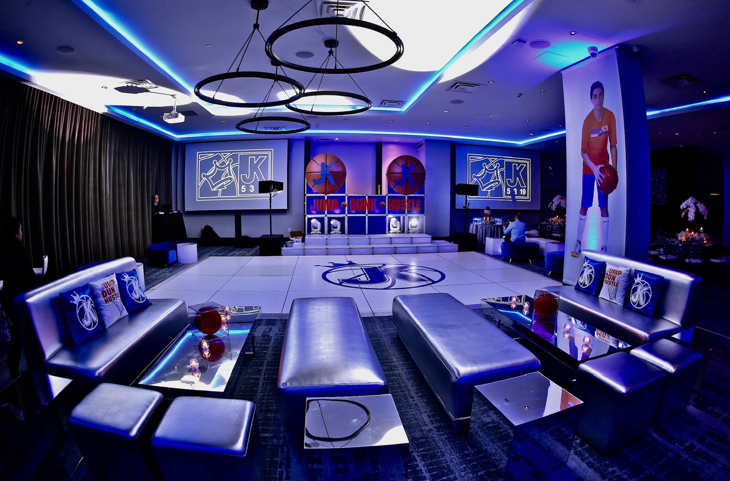 Metallic Furniture Dance Floor Rentals New York & Long Island