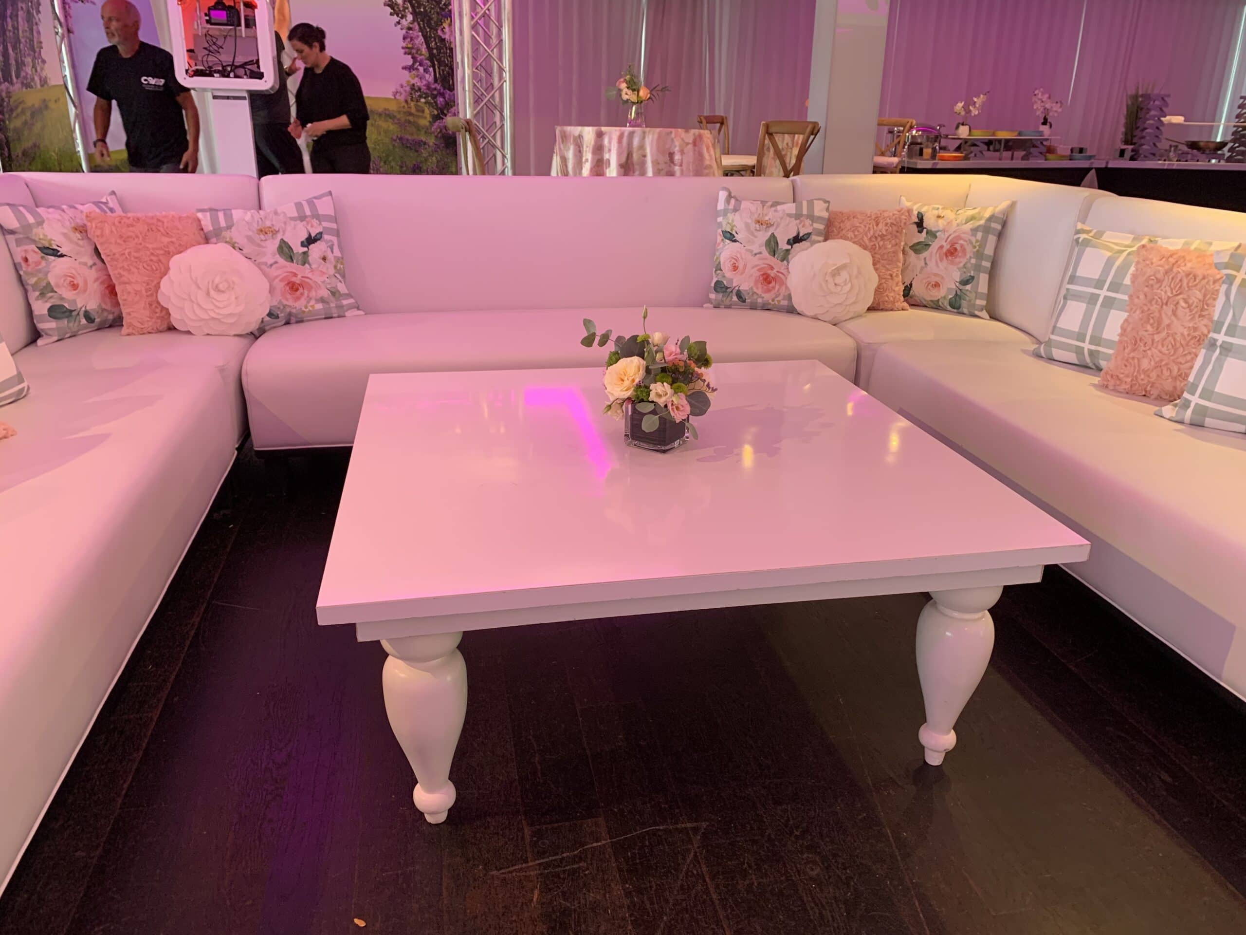 White Furniture Dance Floor Rentals New York & Long Island
